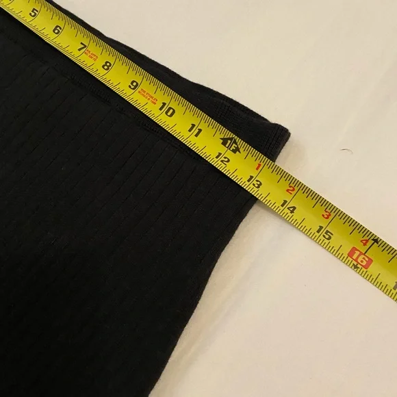 FREE PEOPLE FAUX WRAP RIBBED SKIRT - Picture 6 of 9